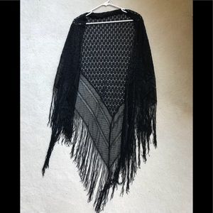 Knit shawl
